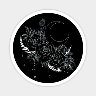 Moon flowers Magnet